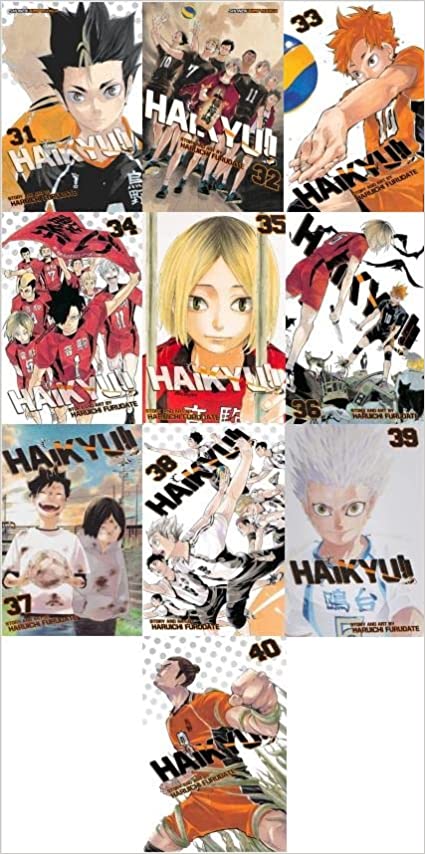 Haikyu!! Manga Set Volume 31-40
