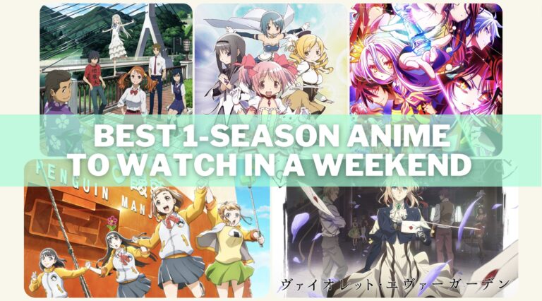 Best One-Season Anime to Binge-Watch in a Weekend