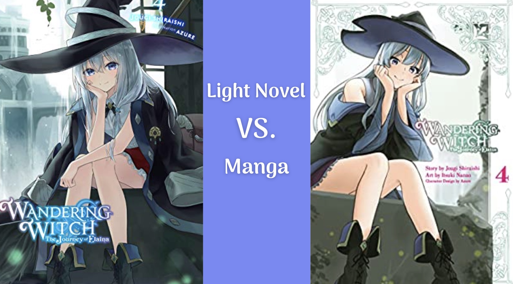 Wandering Witch, light novel vs manga
