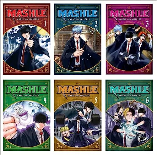 Mashle: Magic and Muscles Manga Set (Vol. 1-6)