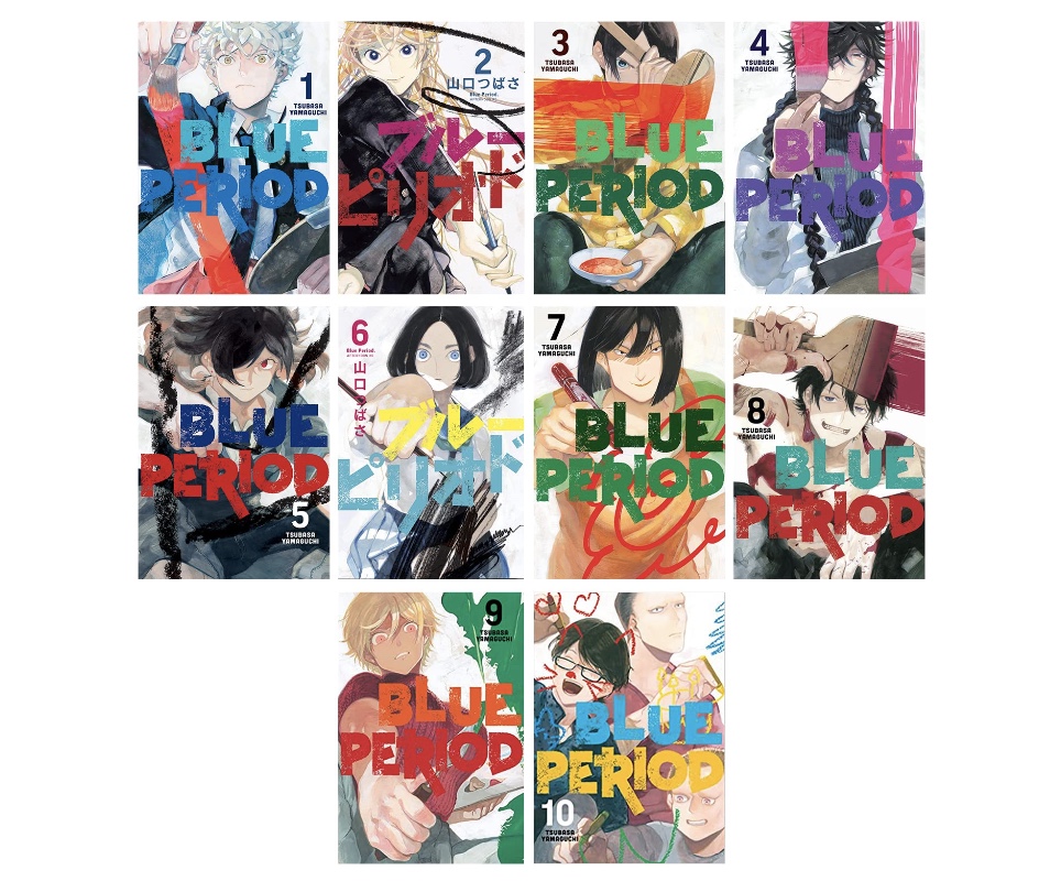 Blue Period Manga Set (Volume 1-10)