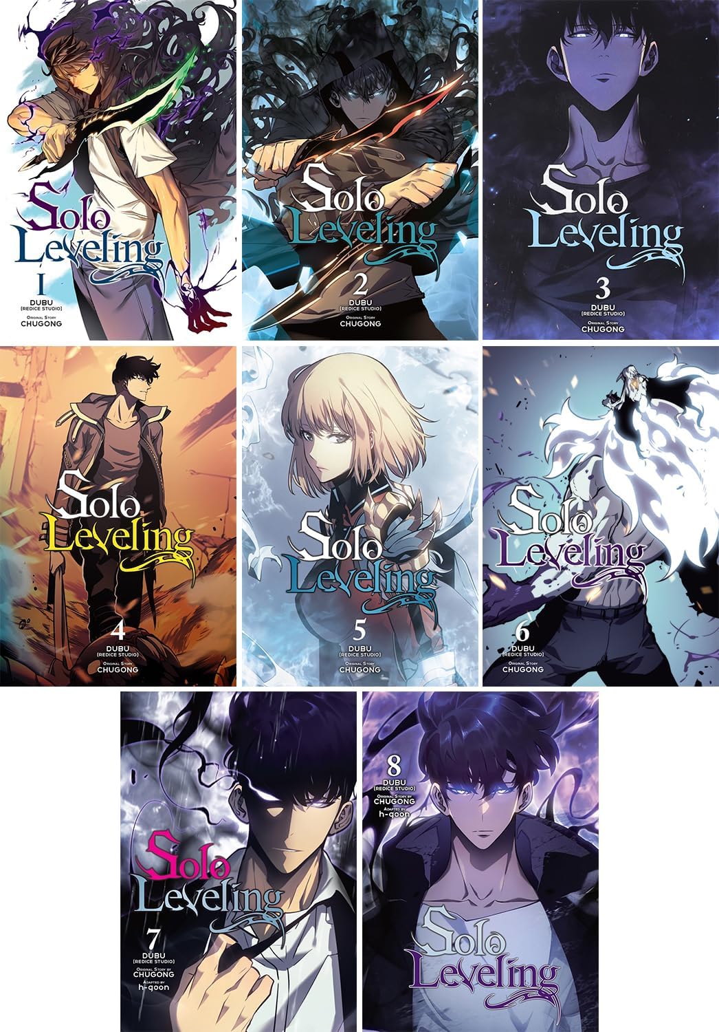 Solo Leveling Manga Set Volume 1-8